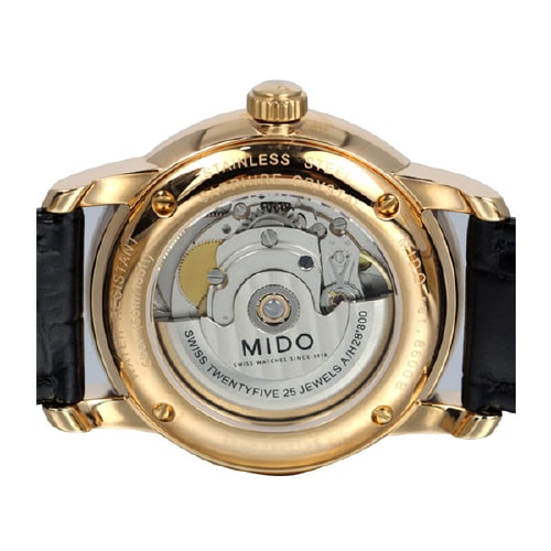 mido/美度貝倫賽麗系列男士自動(dòng)機(jī)械腕表(M8600.3.13.4)全球聯(lián)保