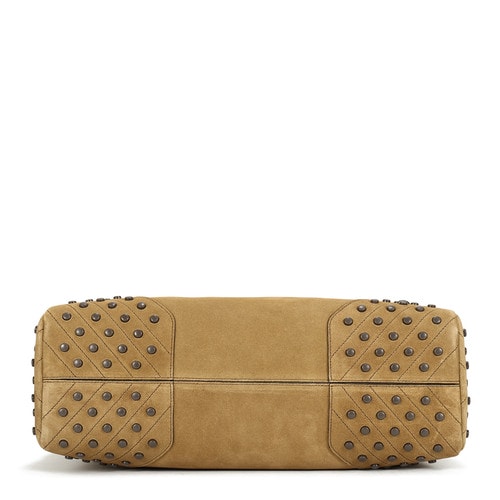 TOD’S托德斯淺棕色翻毛皮男士中號(hào)信封包 XBMGGTY13L0GRNC813