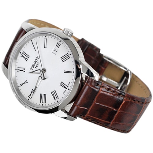 TISSOT/天梭手表 T-CLASSIC系列時(shí)尚潮流皮帶男表T033.410.16.013.01