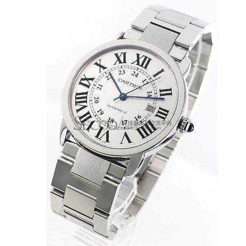 CARTIER/卡地亞 Ronde大型款自動(dòng)機(jī)械男表W6701011