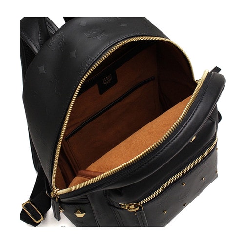 MCM/MCM小號(hào)PVC女士雙肩包 MMK6SVH44BK001