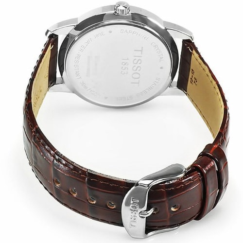 TISSOT/天梭手表 T-CLASSIC系列時(shí)尚潮流皮帶男表T033.410.16.013.01