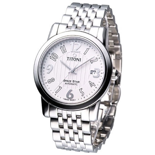 TITONI/梅花天星系列機械男表(83738 S-370)全球聯(lián)保