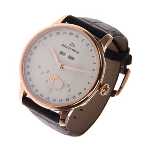 JAQUET DROZ/雅克德羅 玫瑰金月相年歷自動(dòng)腕表J012633203