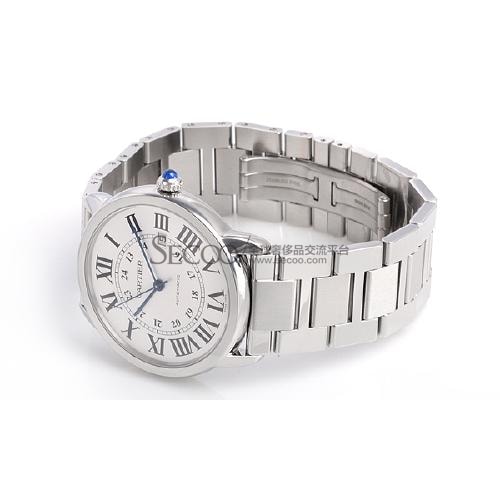 CARTIER/卡地亞 Ronde大型款自動(dòng)機(jī)械男表W6701011