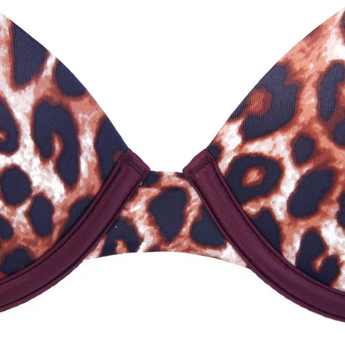 Victoria's Secret/維多利亞的秘密 女士內(nèi)衣/文胸/胸罩 帶鋼圈 豹紋內(nèi)衣 337731 4RF