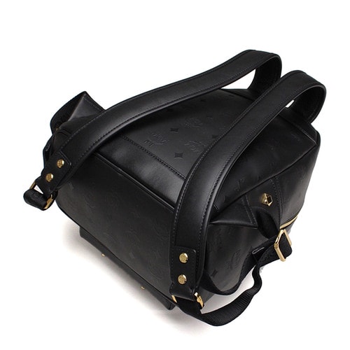 MCM/MCM小號(hào)PVC女士雙肩包 MMK6SVH44BK001