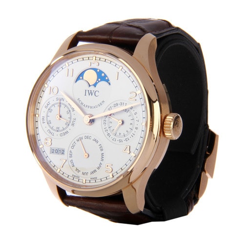 IWC/萬國(guó)葡萄牙萬年歷系列男士機(jī)械腕表IW502306