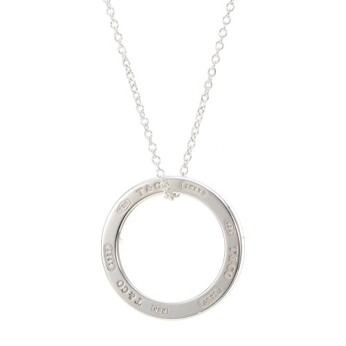 Tiffany & Co./蒂芙尼 925純銀1837圈形單環(huán)中號項鏈 TCDZ0044
