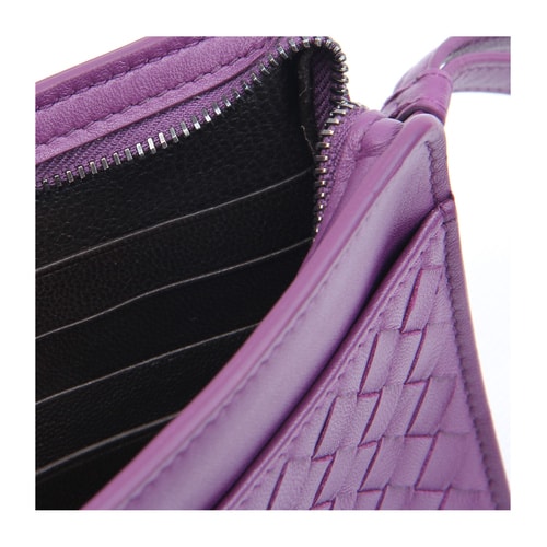 【包郵包稅】Bottega Veneta/葆蝶家 女款時(shí)尚羊皮手拿錢(qián)包