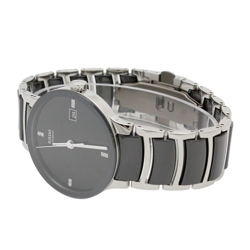 RADO/雷達(dá)晶萃系列鉆石陶瓷機(jī)械男表R30941702